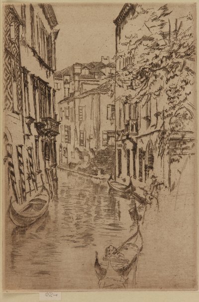 Tichý kanál od James Abbott McNeill Whistler