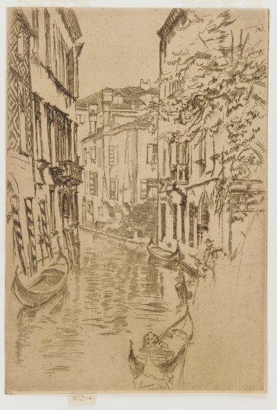 Tichý kanál od James Abbott McNeill Whistler