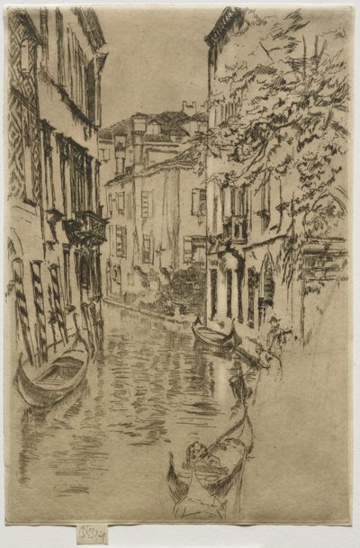 Tichý kanál od James McNeill Whistler