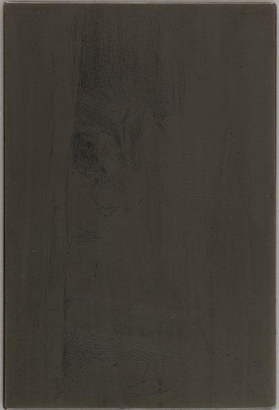 Čtení v posteli od James Abbott McNeill Whistler