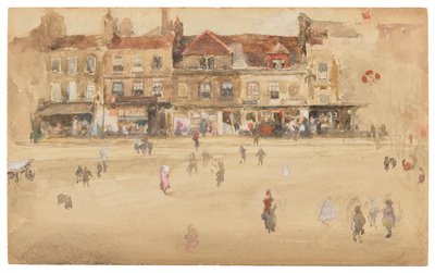 Červená a hnědá-Hoxton od James Abbott McNeill Whistler