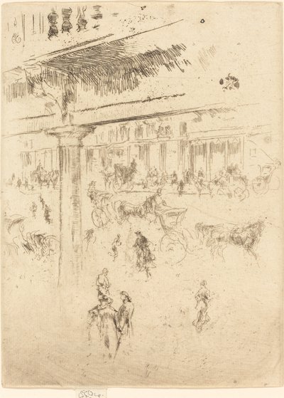 Regentův kvadrant od James Abbott McNeill Whistler
