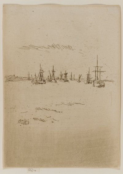 Vraťte se do Tilbury od James Abbott McNeill Whistler