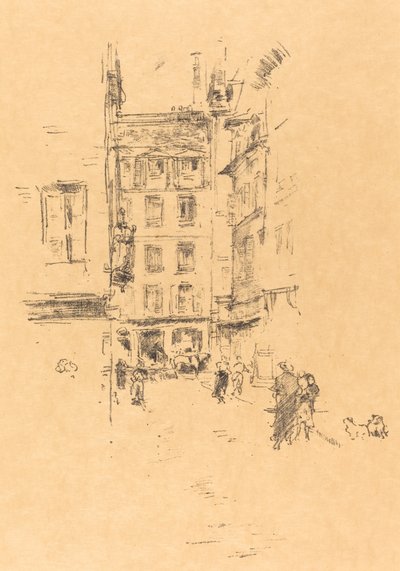 Rue Furstenburg od James Abbott McNeill Whistler