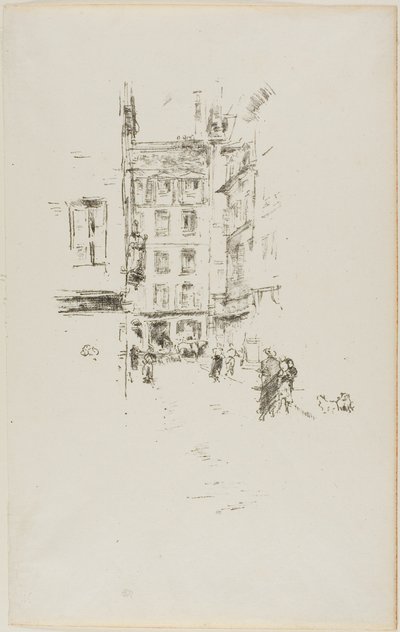 Rue Furstenburg od James Abbott McNeill Whistler