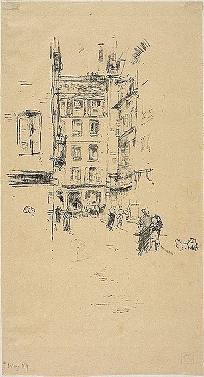 Rue Furstenburg od James Abbott McNeill Whistler