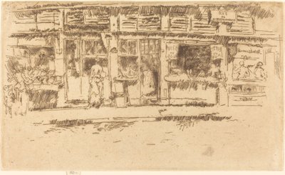 Rue de la Rochefoucauld od James Abbott McNeill Whistler