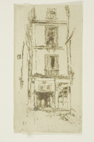 Rue des Bons Enfants, Tours od James Abbott McNeill Whistler