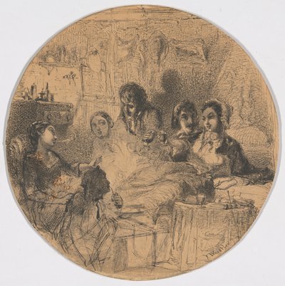 Scéna z Bohémského života od James McNeill Whistler