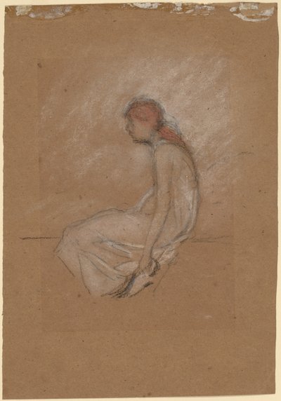 Sedící žena s červenými vlasy od James Abbott McNeill Whistler