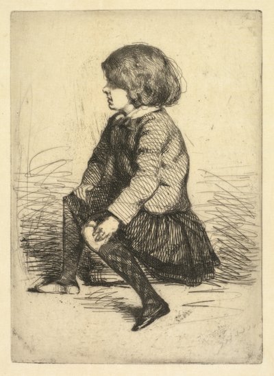 Seymour Haden Jr., sedící od James McNeill Whistler