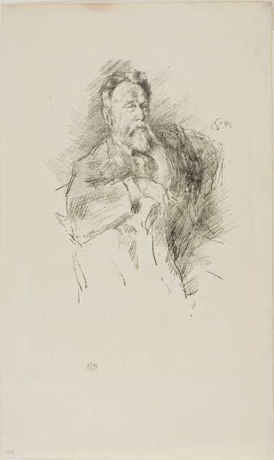 Náčrt Williama E. Henleyho od James Abbott McNeill Whistler