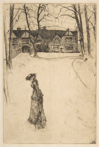 Speke Hall, č. 1 od James McNeill Whistler