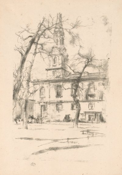 St. Giles-in-the-Fields od James Abbott McNeill Whistler