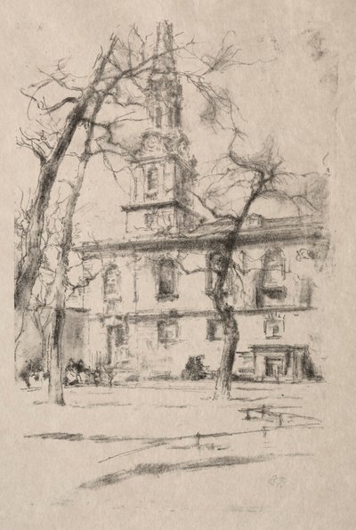 St. Giles-in-the-Fields od James McNeill Whistler