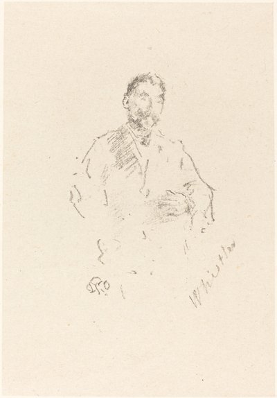 Stephane Mallarmé, č. 2 od James Abbott McNeill Whistler