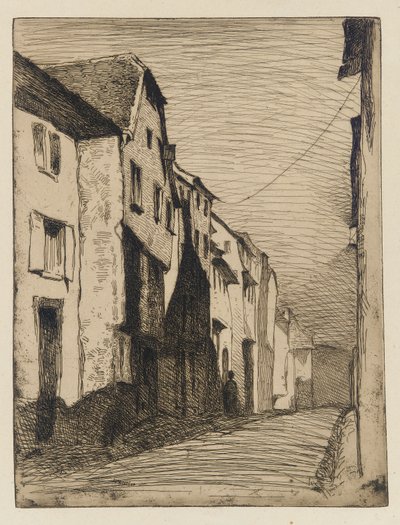 Ulice v Saverne od James Abbott McNeill Whistler