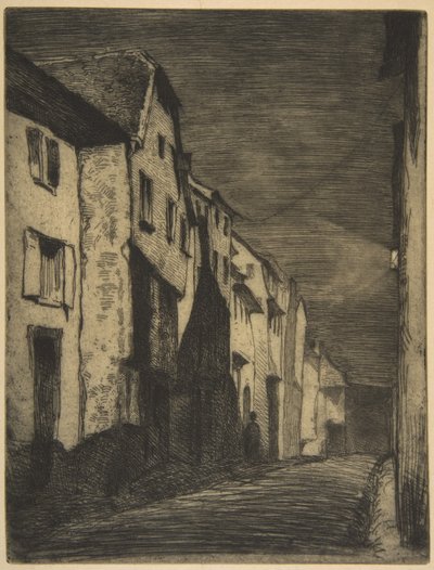 Ulice v Saverne od James McNeill Whistler