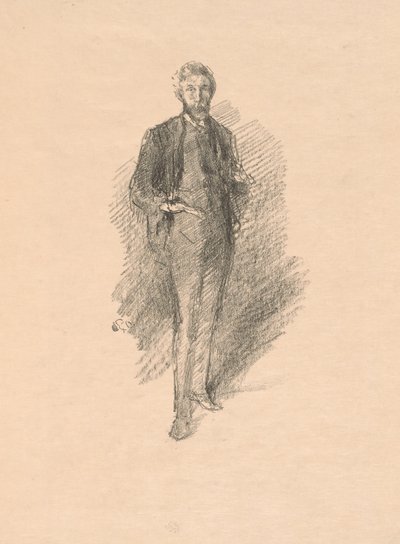 Studie: Joseph Pennell od James Abbott McNeill Whistler