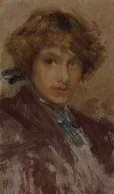 Studie hlavy a ramen dívky od James McNeill Whistler