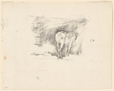 Studie koně od James Abbott McNeill Whistler