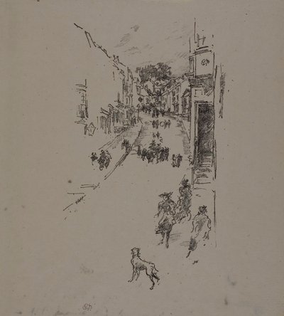 Neděle, Lyme Regis od James Abbott McNeill Whistler