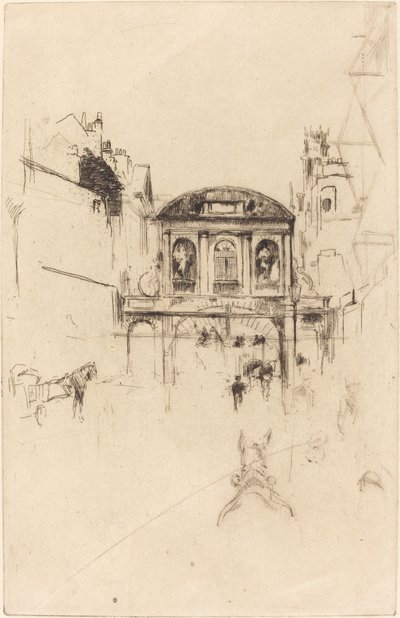 Temple Bar od James Abbott McNeill Whistler