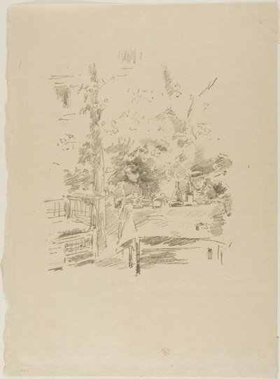 Tête-à-tête v zahradě od James McNeill Whistler