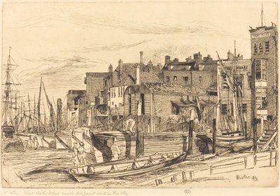 Temžská policie od James Abbott McNeill Whistler