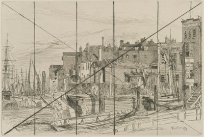 Temžská policie od James Abbott McNeill Whistler