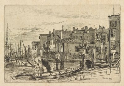 Temžská policie od James Abbott McNeill Whistler