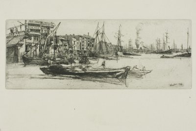 Temžské sklady od James Abbott McNeill Whistler