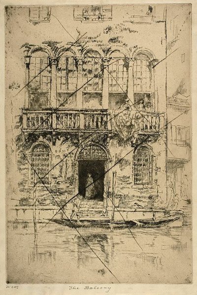 Balkón od James Abbott McNeill Whistler