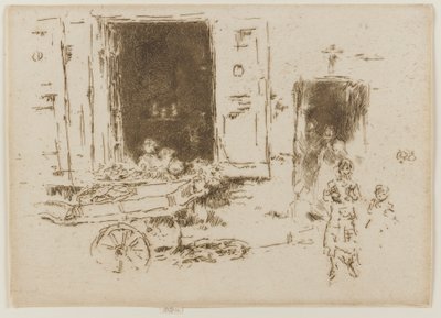 Čtvrť Barrow - Marolles, Brusel od James Abbott McNeill Whistler