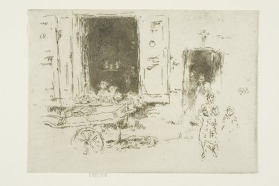 The Barrow - Marolles District, Brusel od James Abbott McNeill Whistler
