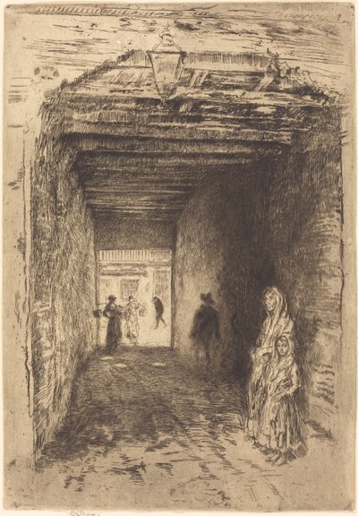Žebráci od James Abbott McNeill Whistler