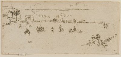 Bucking Horse, Divoký západ od James Abbott McNeill Whistler