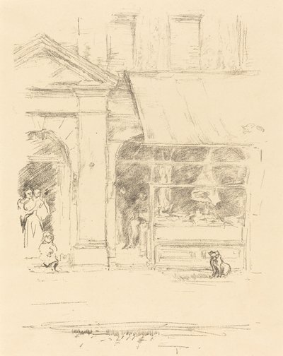 Řeznický pes od James Abbott McNeill Whistler