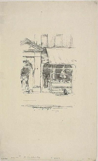 Řezníkův pes od James McNeill Whistler