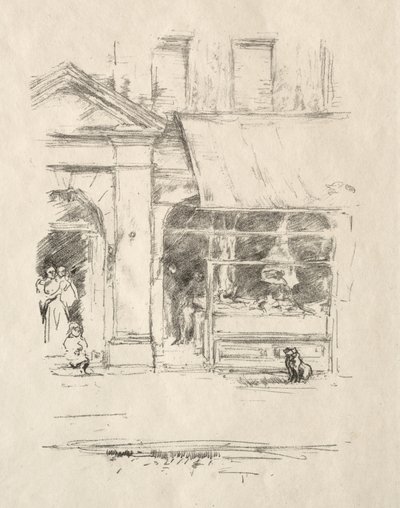 Řezníkův pes od James McNeill Whistler