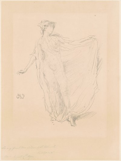 Tančící dívka od James Abbott McNeill Whistler