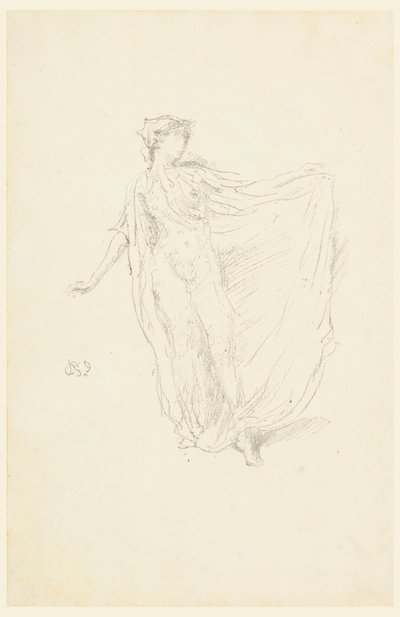 Tančící dívka, 1890 od James Abbott McNeill Whistler