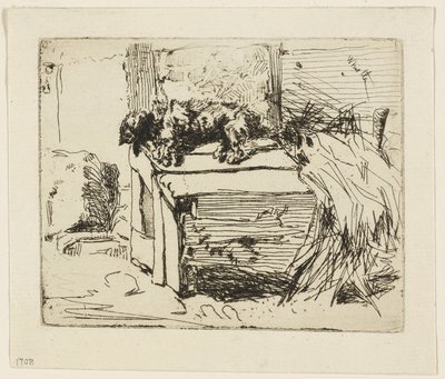 Pes v boudě od James Abbott McNeill Whistler