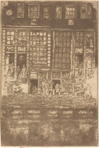 Vyšívaná opona od James Abbott McNeill Whistler