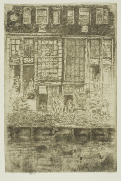 Vyšívaná opona od James McNeill Whistler