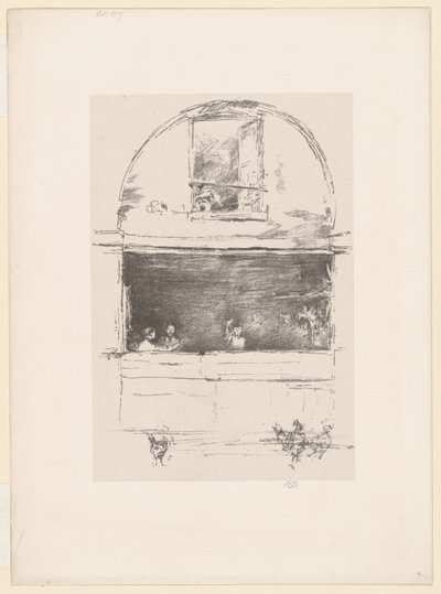Forge, Passage du Dragon od James Abbott McNeill Whistler