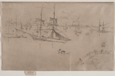 Laguna, poledne od James McNeill Whistler