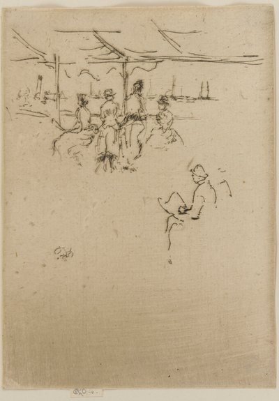 Přistávací fáze, krávy od James Abbott McNeill Whistler
