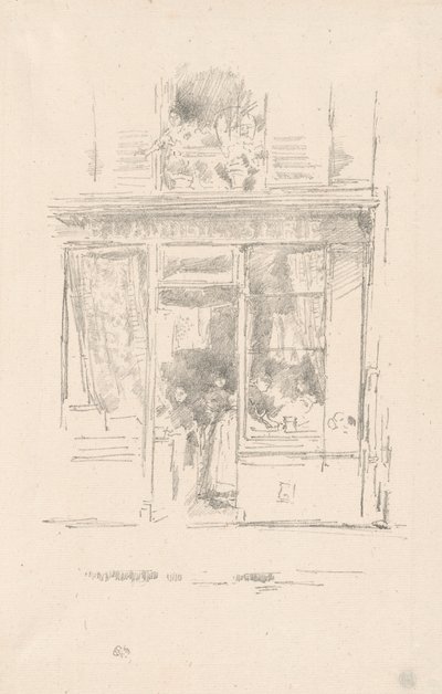 Prádelna: "Pradelna z Place Dauphine" od James Abbott McNeill Whistler