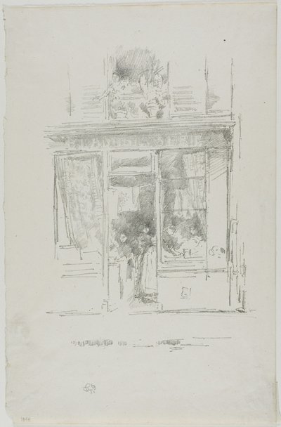 Prádelna: "Pradelna z Place Dauphine" od James Abbott McNeill Whistler